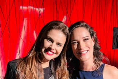 Paloma Bernardi reencontra Adriana Birolli: 'Te amo'