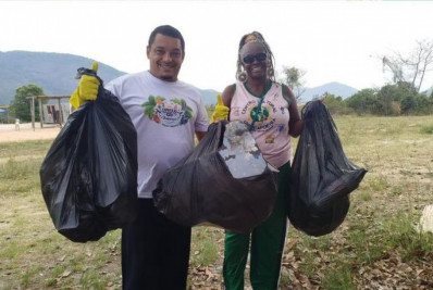 Lagoa de São Bento, em Itaipuaçu, recebe ação do Dia Mundial da Limpeza