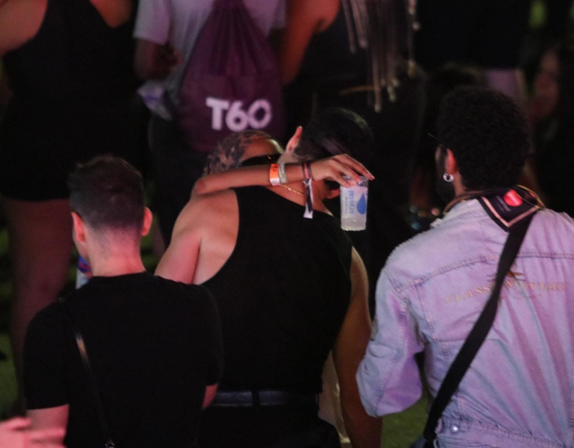 José Loreto e Duda Santos são clicados aos beijos no último dia de Rock in Rio - Claudio Andrade/AgNews