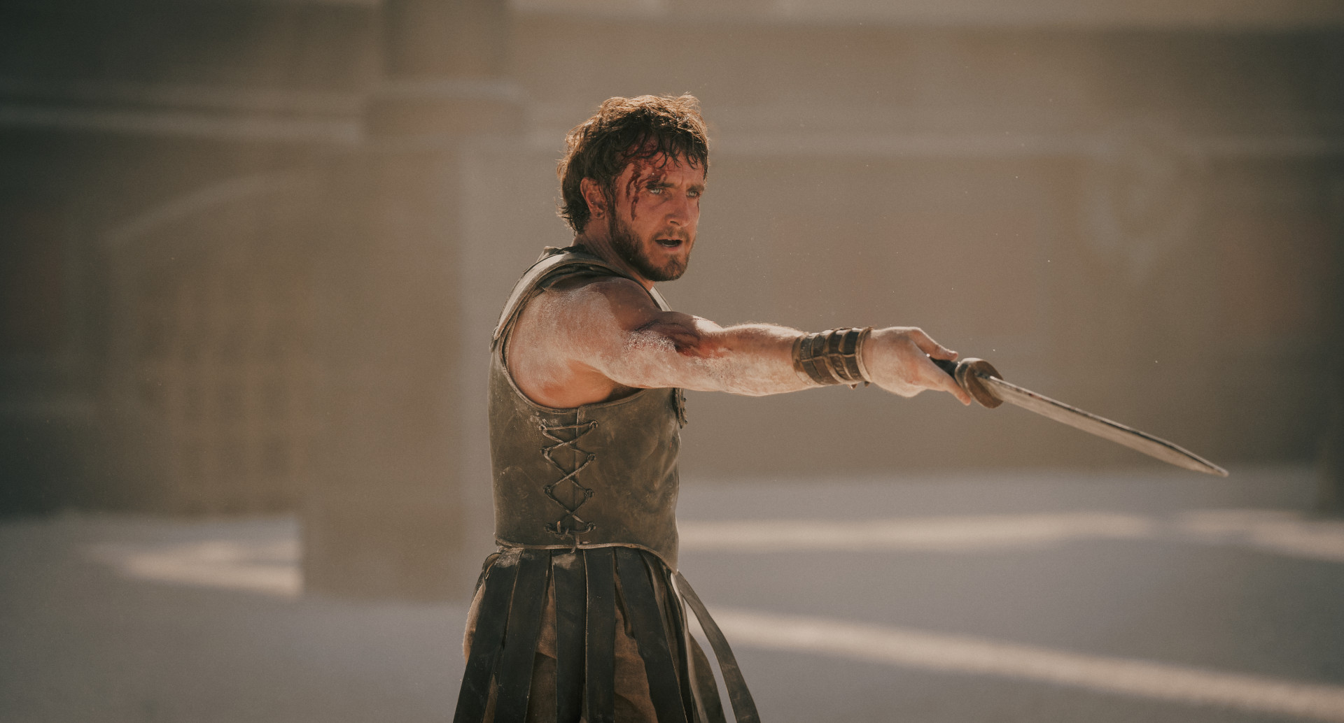 'Gladiador II' chega aos cinemas brasileiros em 14 de novembro - Aidan Monaghan/ Divulgação / Paramount Pictures