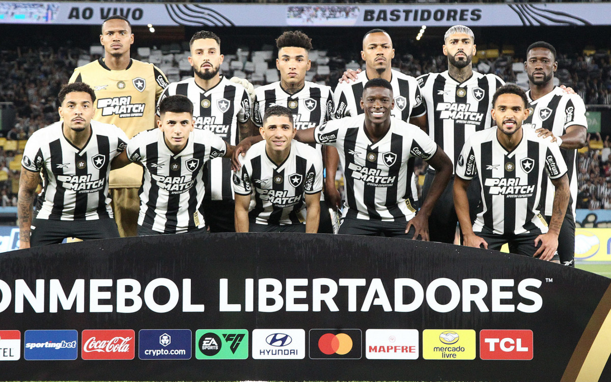 Jogadores do Botafogo podem fazer história se chegarem à semifinal da Libertadores - Vitor Silva / Botafogo