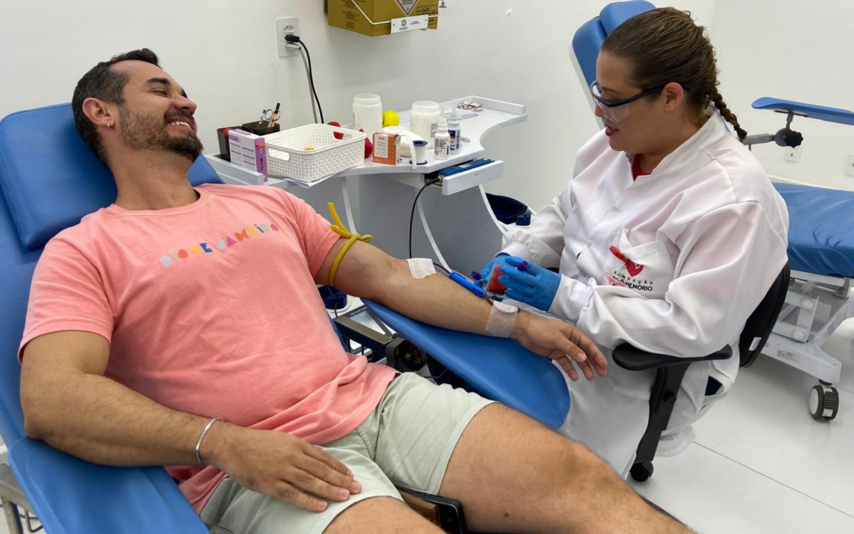Unidade do Hemorio, em Caxias, recebe doadores de sangue