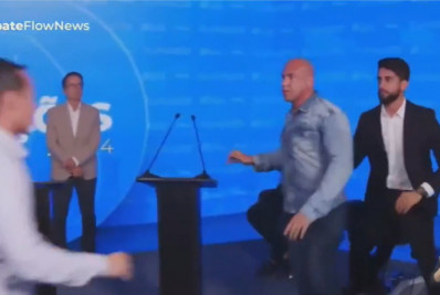 Debate do Flow com candidatos de São Paulo termina com confusão e agressão no estúdio; veja vídeo