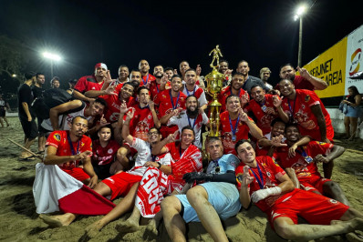 Passo Rodo é o campeão da primeira e segunda divisão do futebol de praia