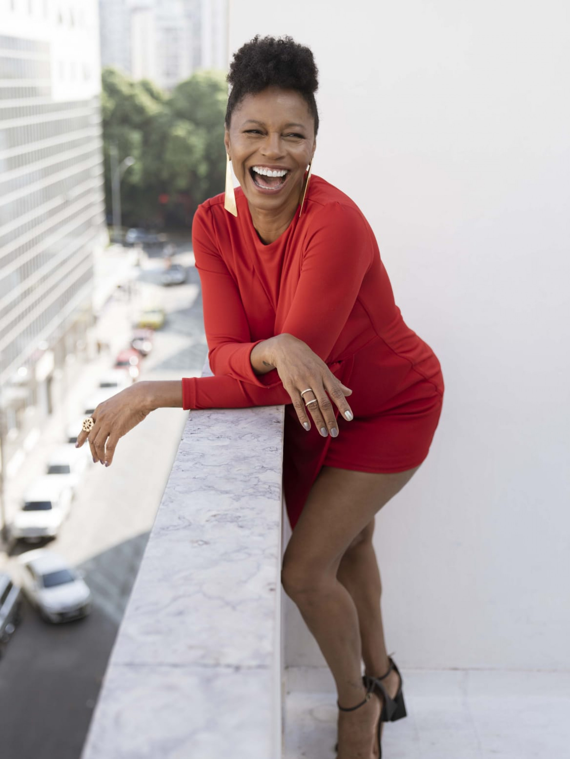 A atriz Edvana Carvalho