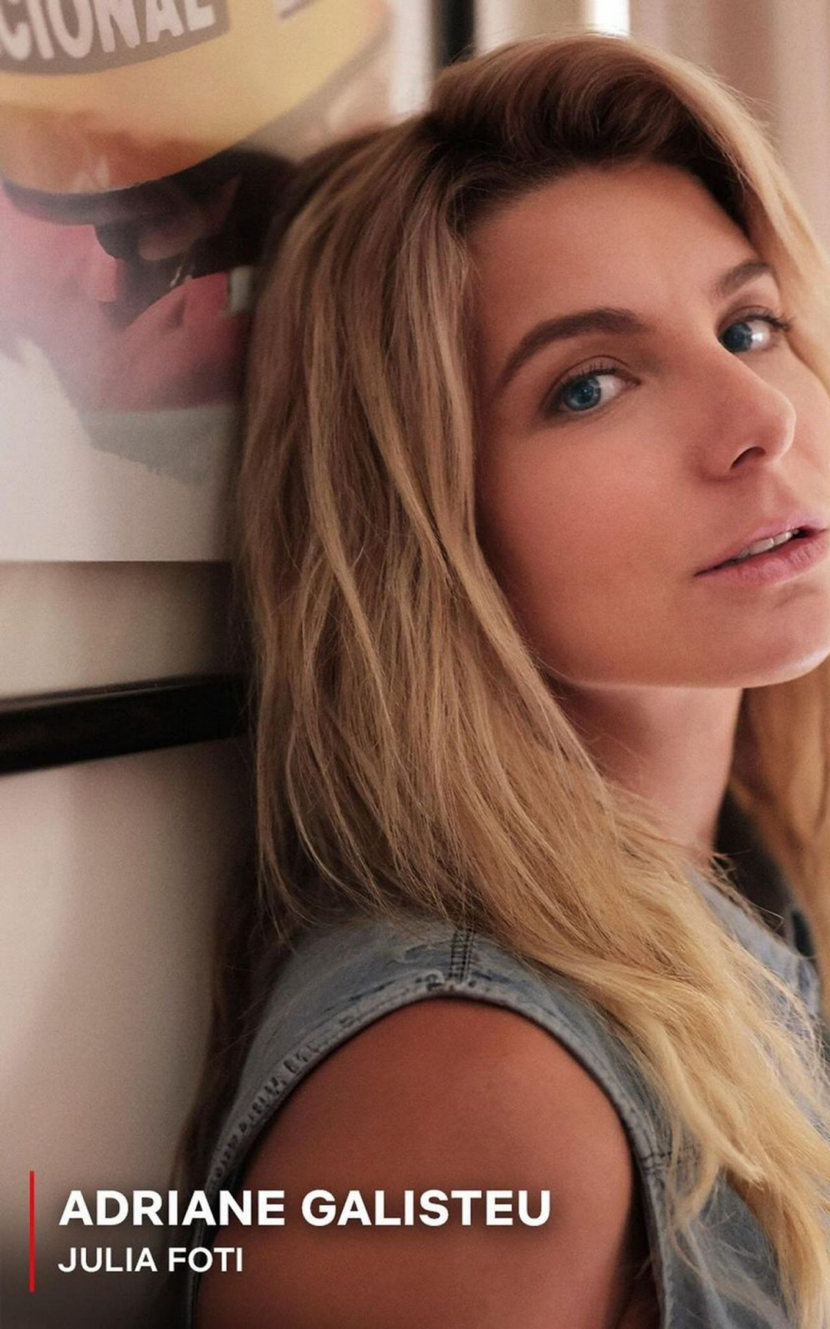  Julia Foti é Adriane Galisteu, que era namorada de Ayrton Senna na época do acidente
