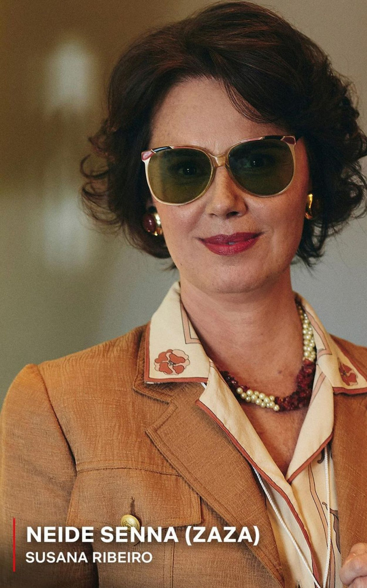 Susana Ribeiro é a mãe de Senna, dona Neide