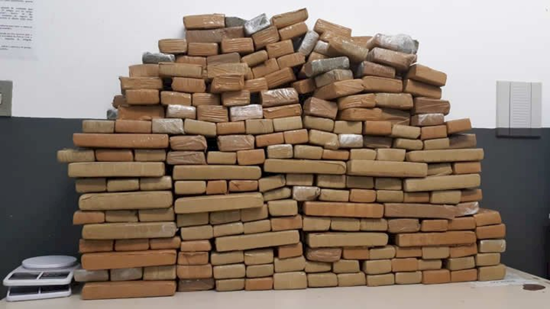 Casal transportava 150 kg de maconha no banco traseiro e no porta malas de um carro em Florianópolis - Divulgação / Polícia Militar Rodoviária de Santa Catarina