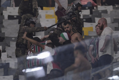 Fluminense cita abuso e violência da PM de Minas Gerais com torcedores na Arena MRV