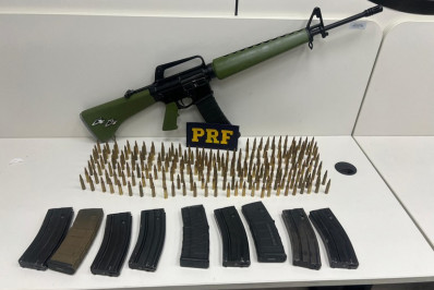PRF prende homem que transportava fuzil e centenas de munições na Ponte Rio-Niterói