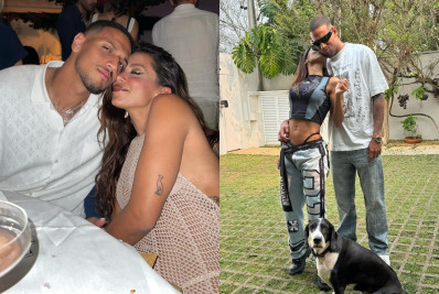 Anitta e Vinicius Souza abrem álbum de fotos em clima de romance
