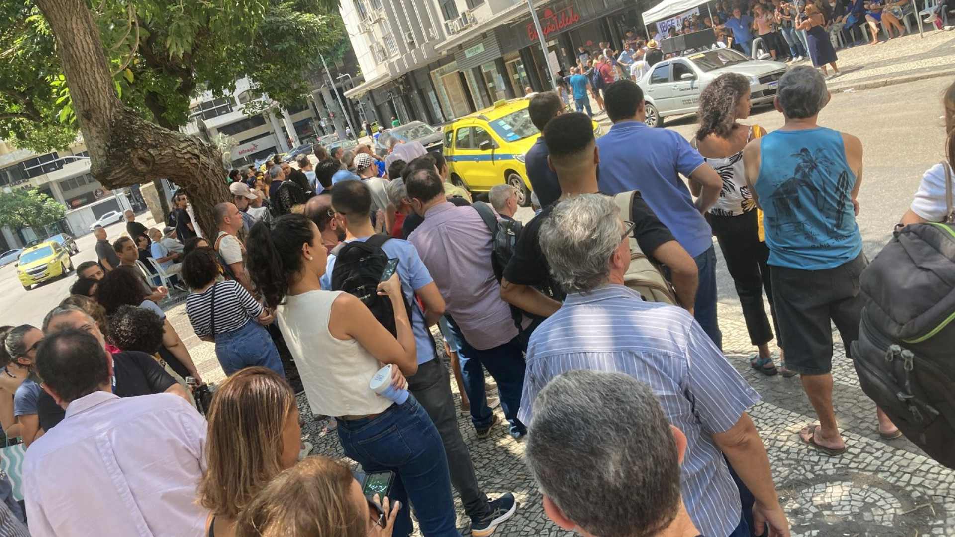 Gestão de Marcio Pochmann foi alvo de protesto convocado por servidores, e endossado pelo sindicato - Divulgação/Núcleo Chile ASSIBGE-SN