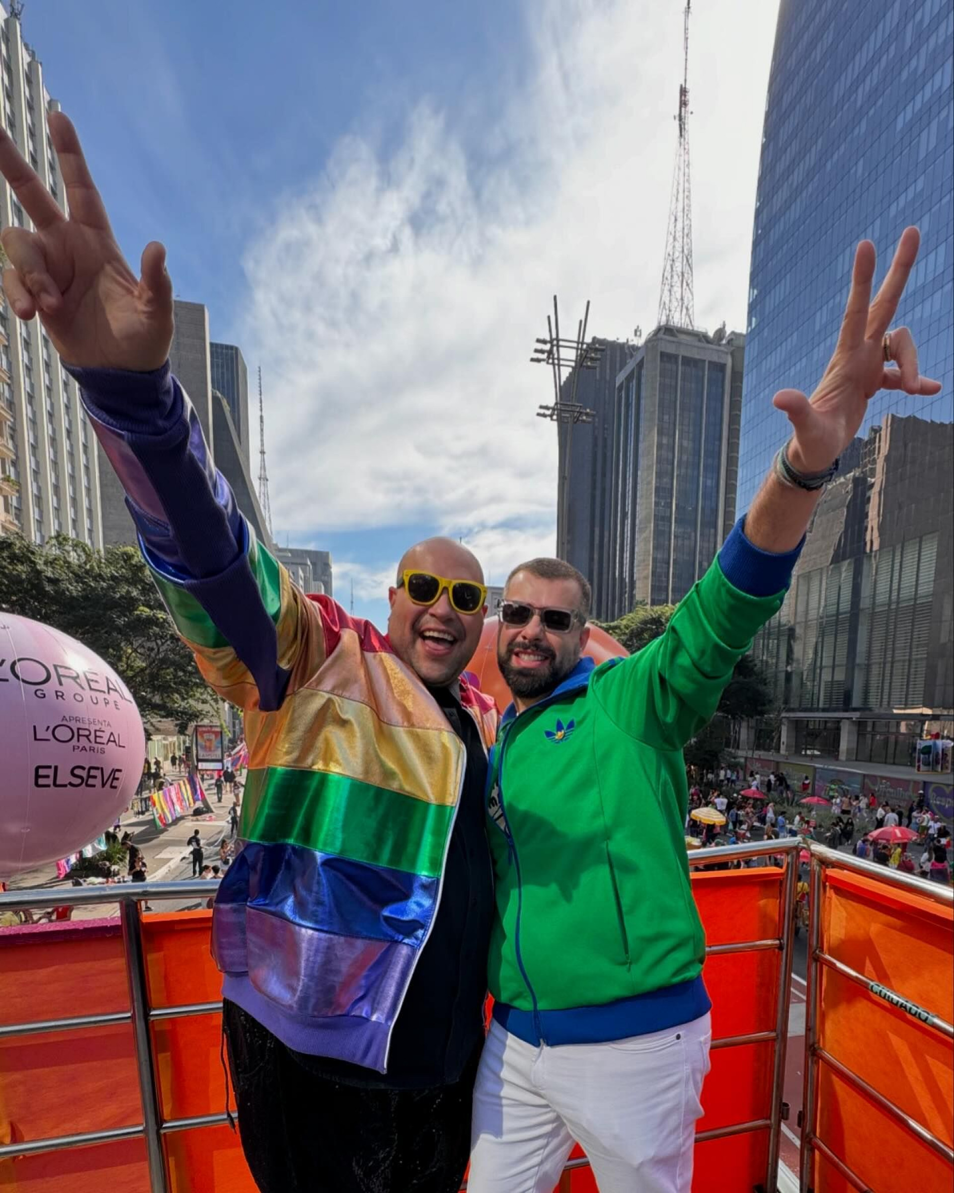 Tiago Abravanel e o marido Fernando Poli - Reprodução / Instagram 