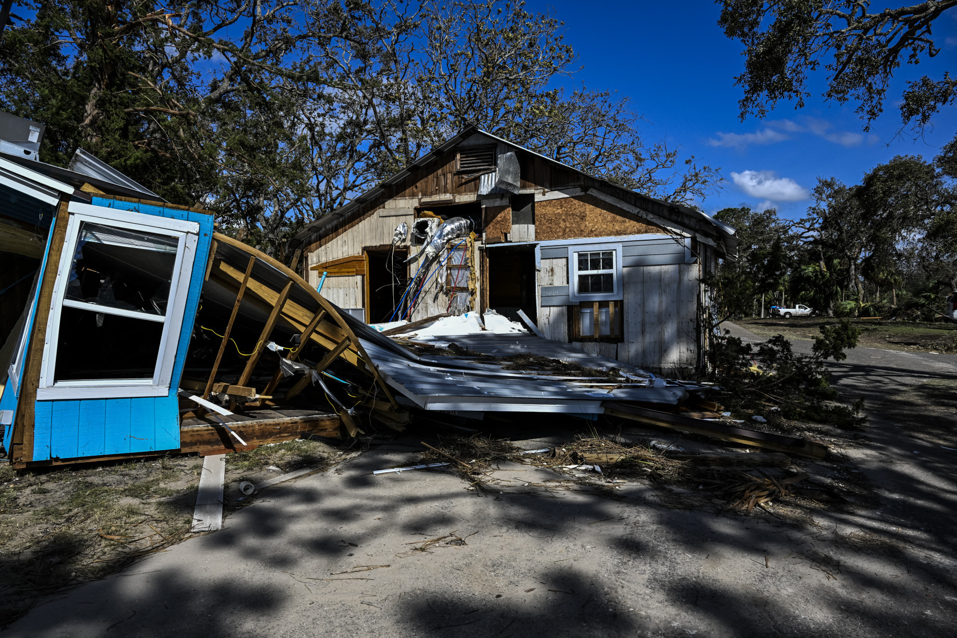 Furacão Helene deixou rastro de destruição nos EUA - AFP