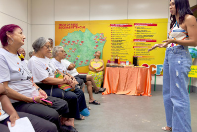 CRAS Centro de Belford Roxo promove palestra sobre o Setembro Amarelo