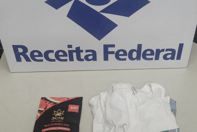 Receita Federal apreende droga avaliada em mais de R$ 8 mil no Galeão