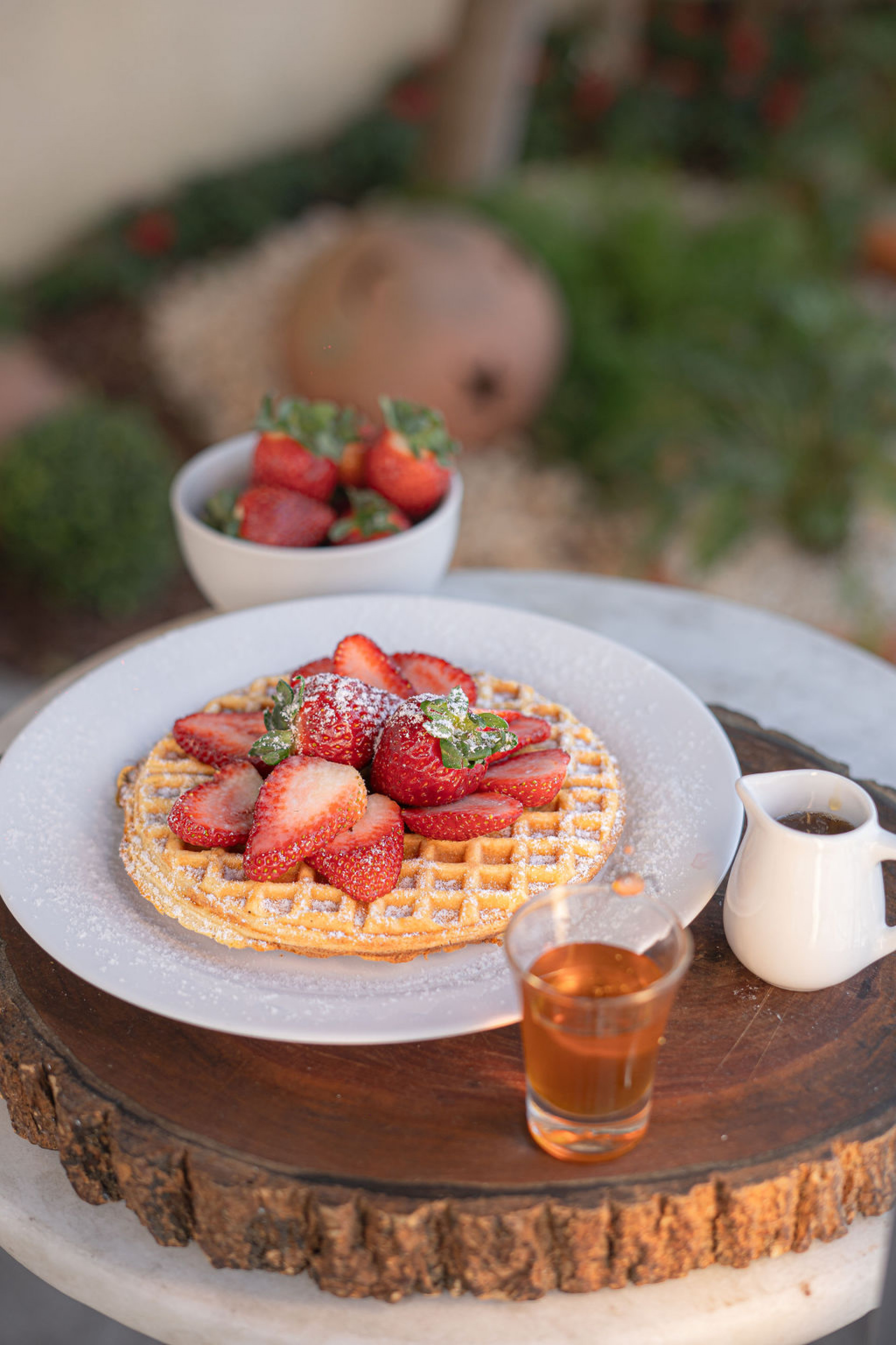 Waffle Primavera, da Maria Torta (R$ 32,90) - Agência Gastrô