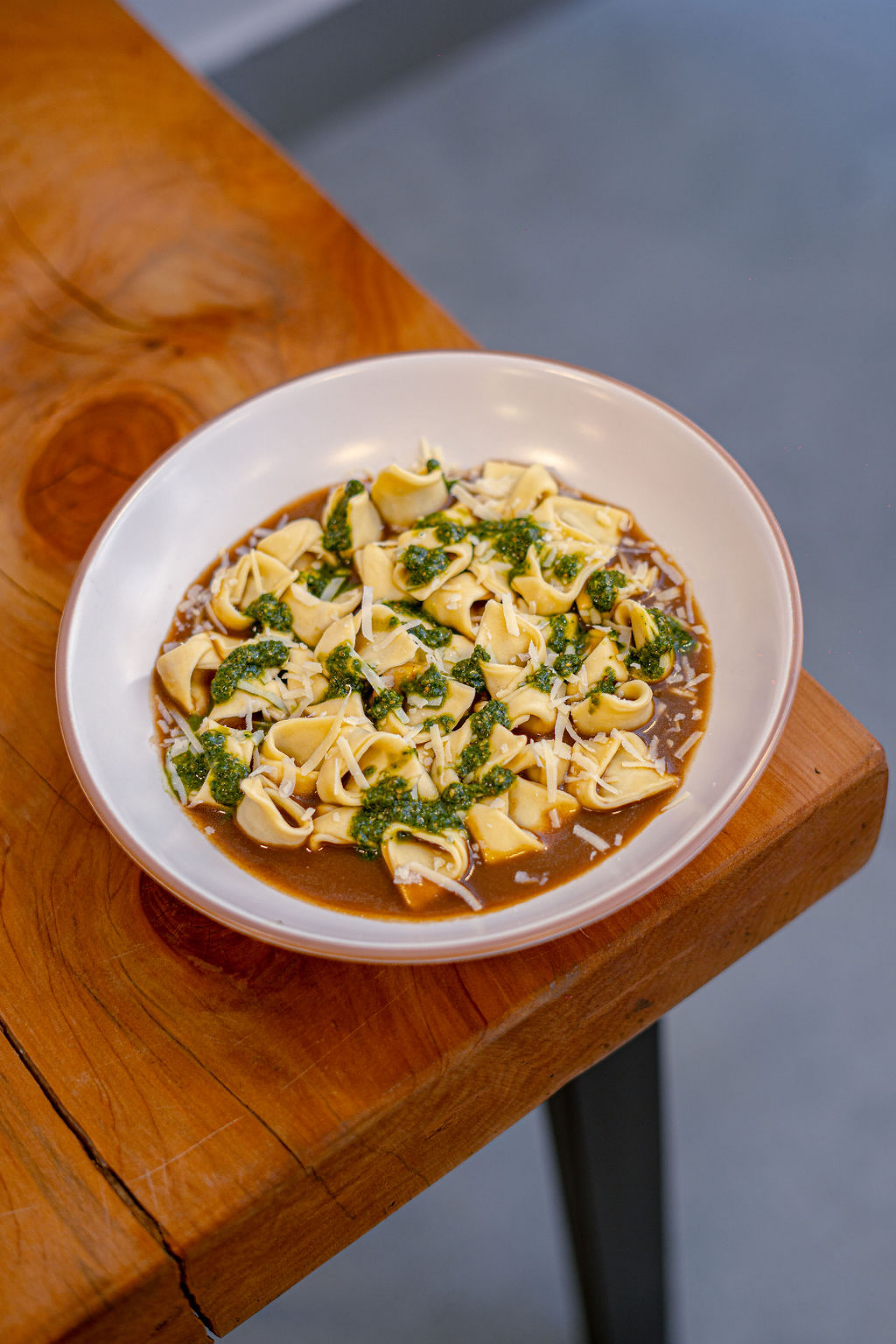 Tortellini de Cordeiro com pesto de hortelã, do Pastadini (R$ 47,80) - Agência Gastrô