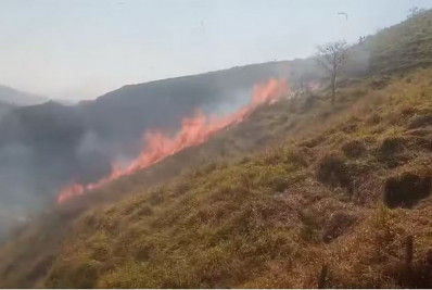 Justiça torna réu homem que iniciou incêndio que atingiu a Serra dos Mascates, em Valença