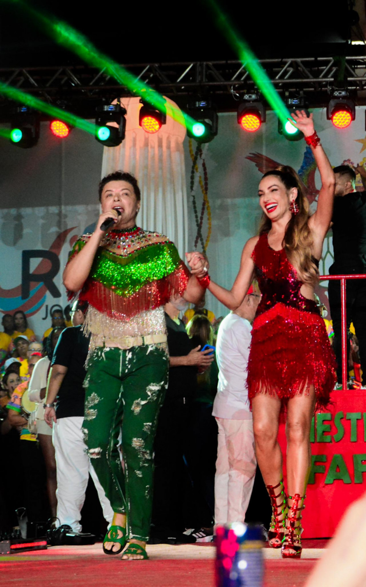 David Brazil apresenta Patrícia Poeta como uma das novas musas da Grande Rio - Webert Belicio / Agnews