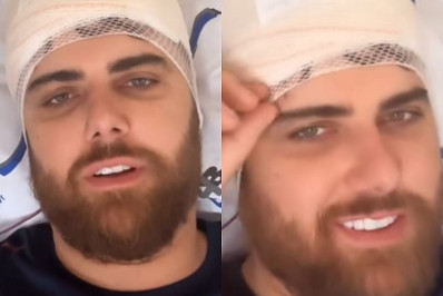 Zé Neto sofre corte na cabeça durante acidente em trilha: 'Precisou levar ponto'