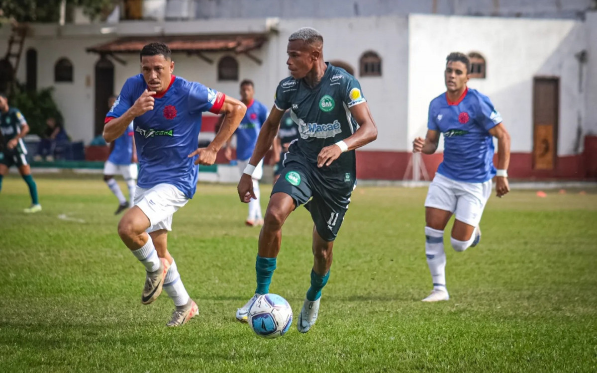 Verdão do Serra em ação na estreia do Cariocão Série B2 2024, empatando em 1x1 contra o Bonsucesso