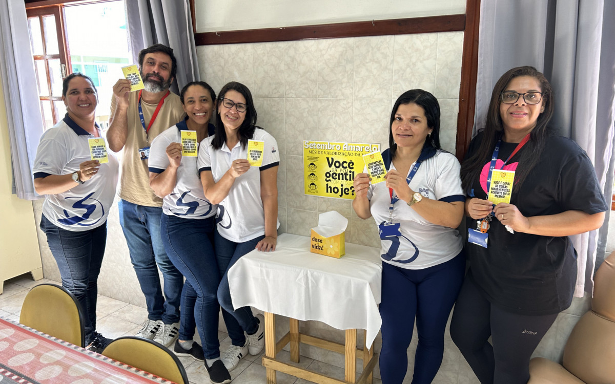 Alunos do Colégio Castelo participam de atividades do Setembro Amarelo, refletindo sobre a valorização da vida e a importância da empatia