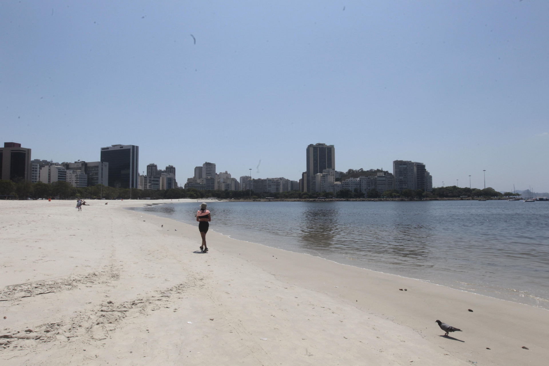Areias da praia de Botafogo, na Zona Sul - Reginaldo Pimenta/Agência O Dia