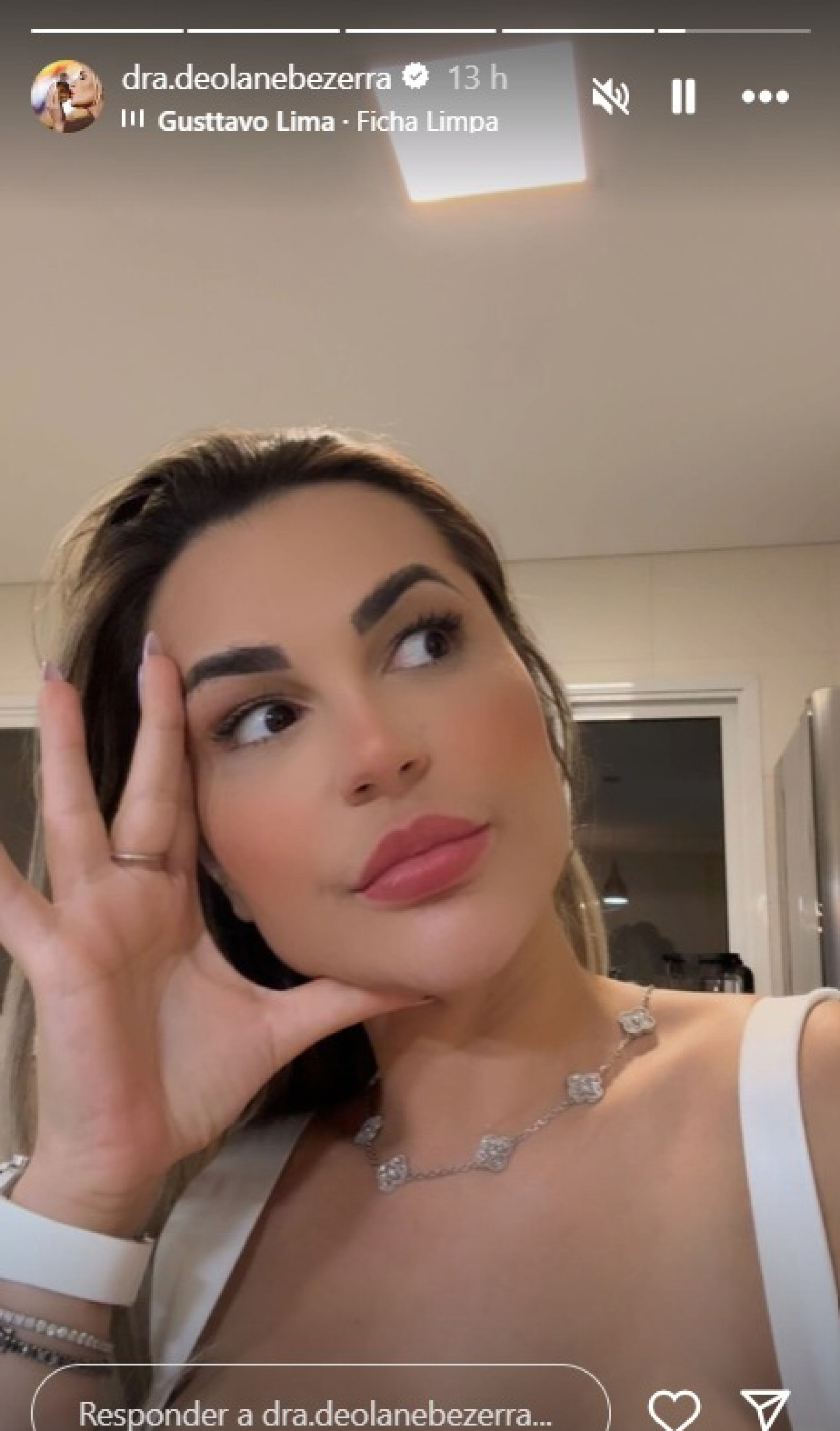 Deolane via stories no Instagram - Reprodução Instagram