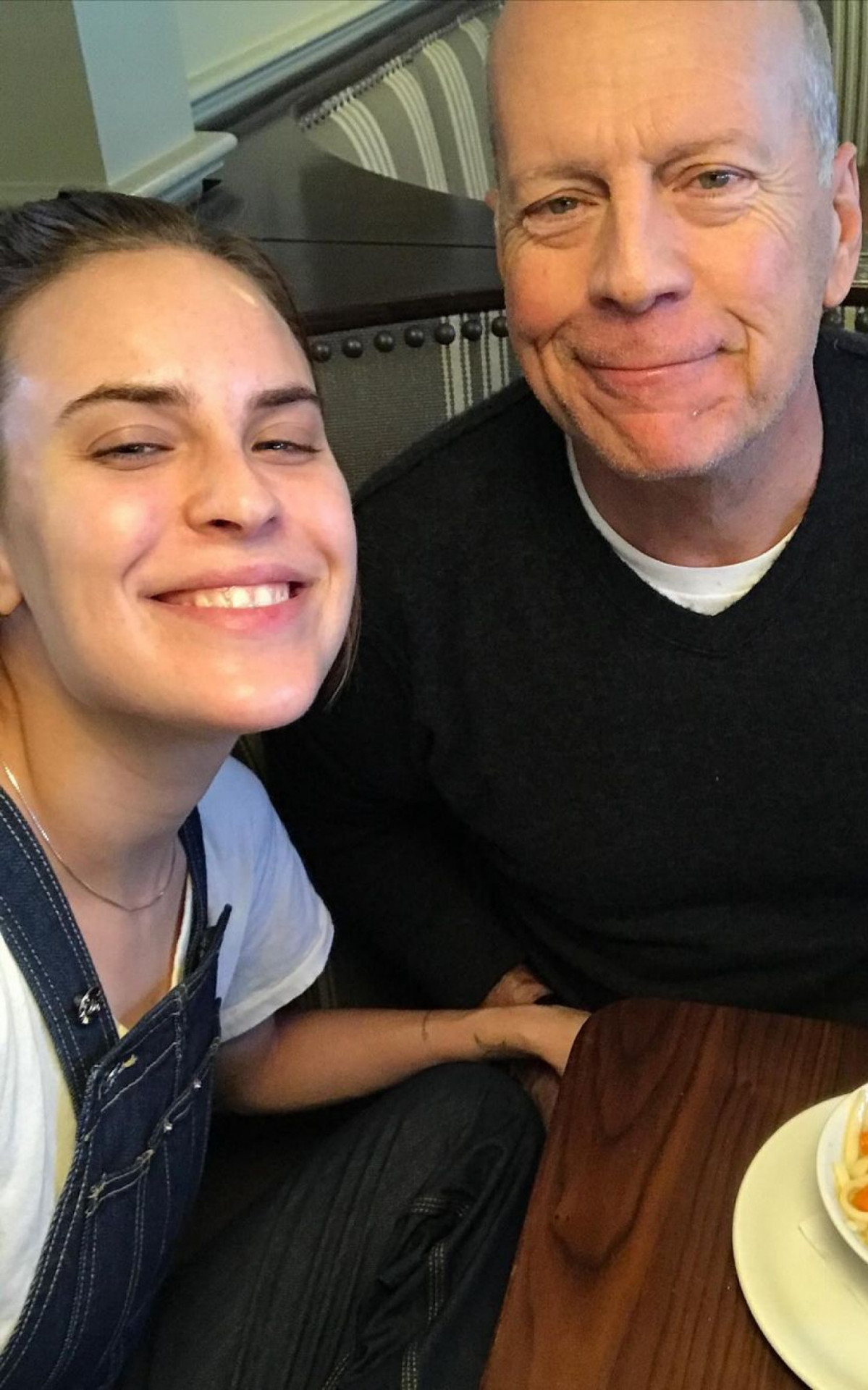 Tallulah publica cliques ao lado de Bruce Willis - Reprodução do Instagram
