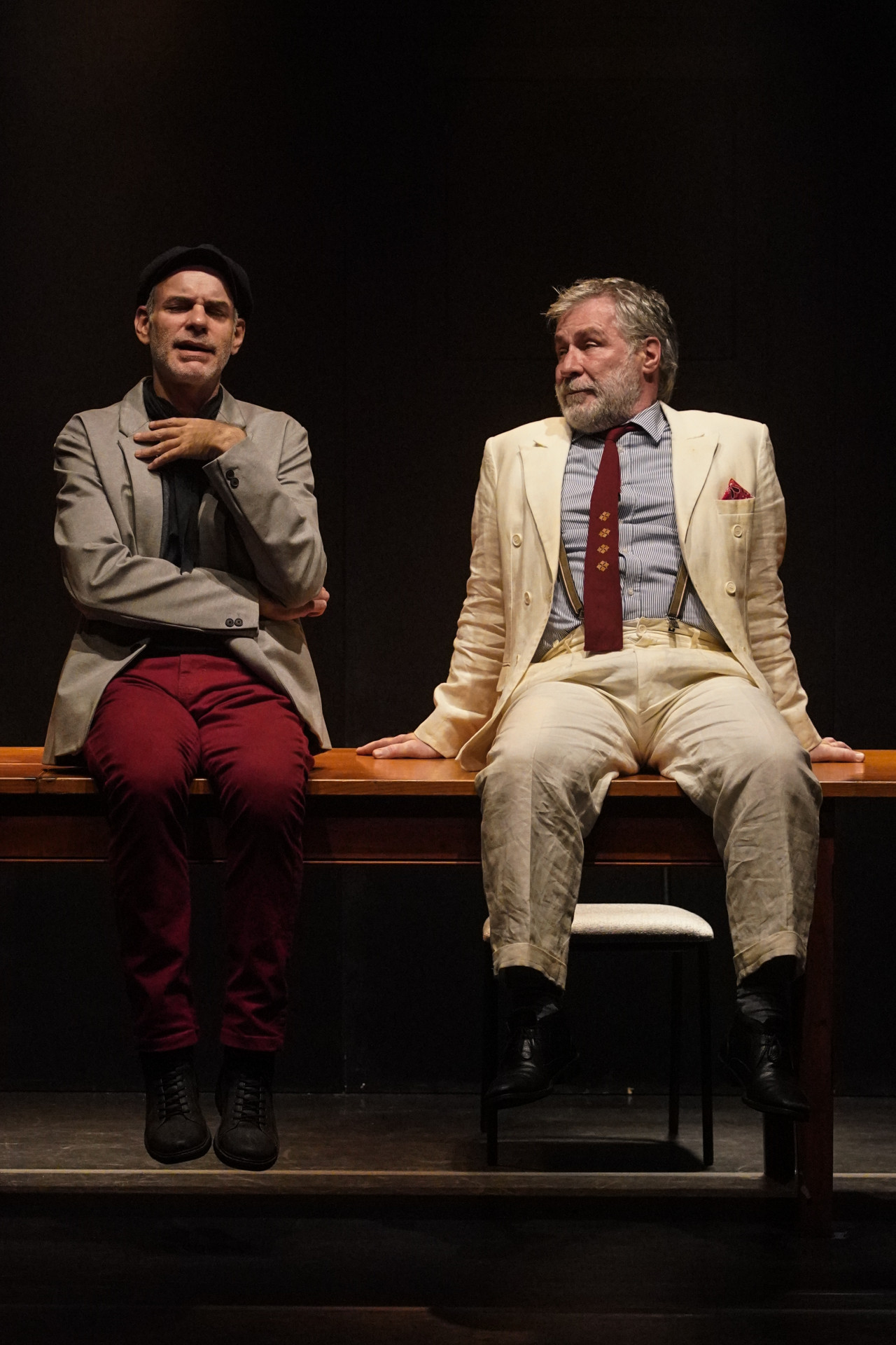 Leopoldo Pacheco em cena na peça 'Sangue' - Heloisa Bortz / Divulgação