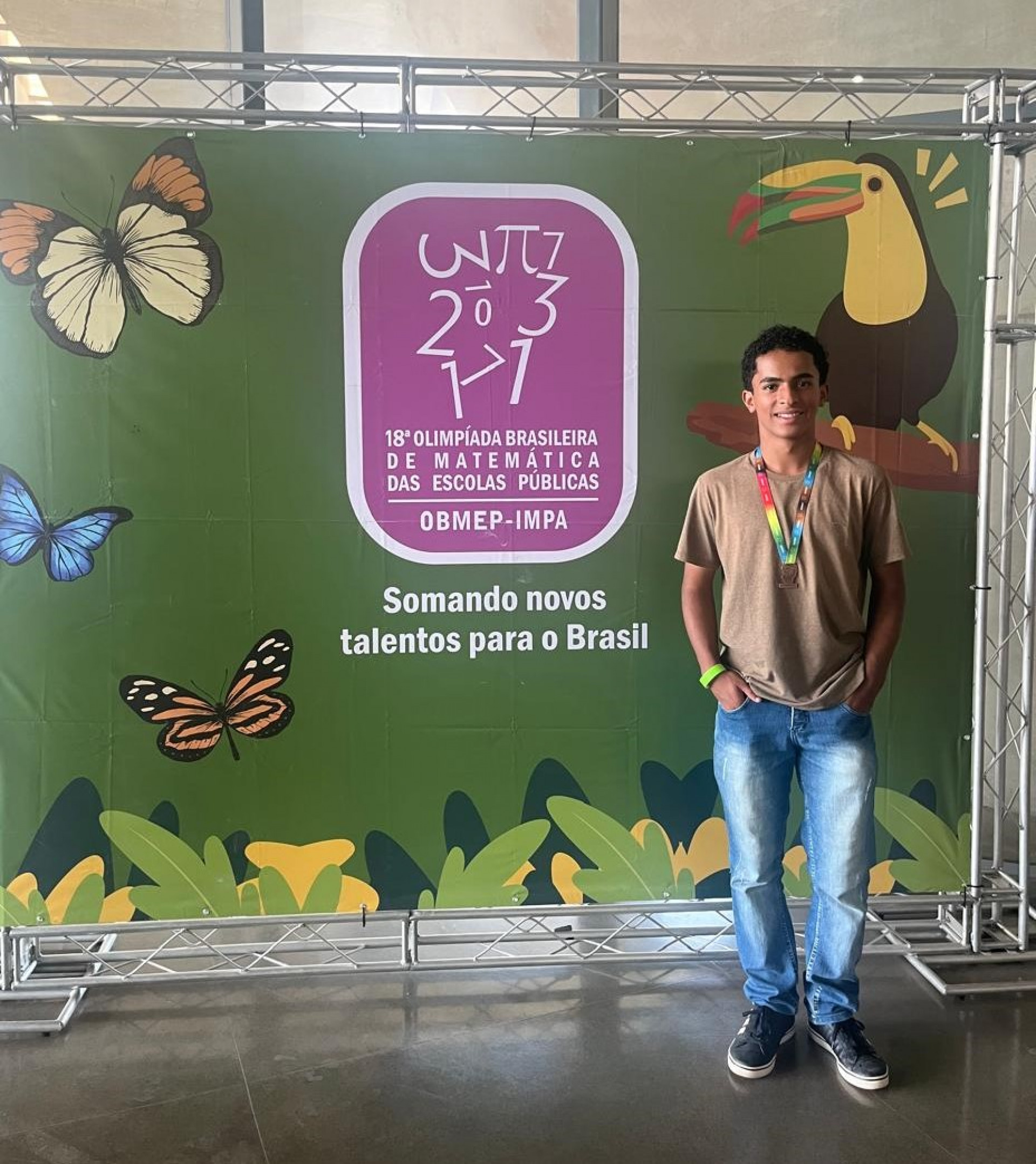 Guilherme V. J. C. Reis, 14 anos, aluno da Escola Municipal José Eulálio de Andrade, em Avelar