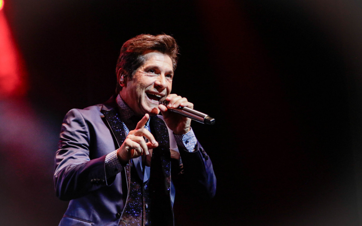 Cantor Daniel no show em comemoração aos 40 anos de carreira em São Paulo 