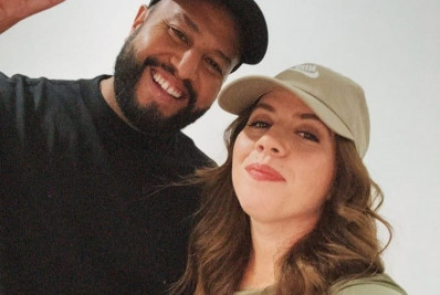 Tati Machado faz declaração para o marido em clique raro