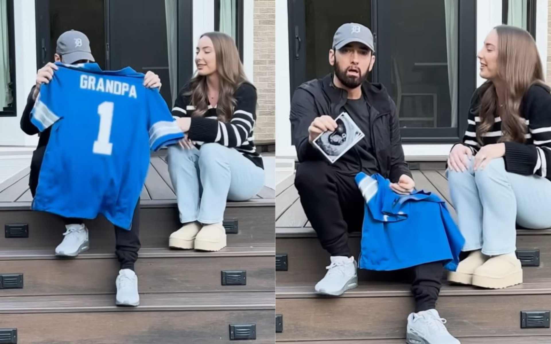 Eminem descobre que será avô e mostra reação em novo videoclipe - Reprodução / YouTube