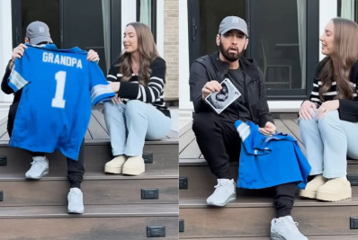 Eminem mostra reação ao descobrir que será avô pela primeira vez
