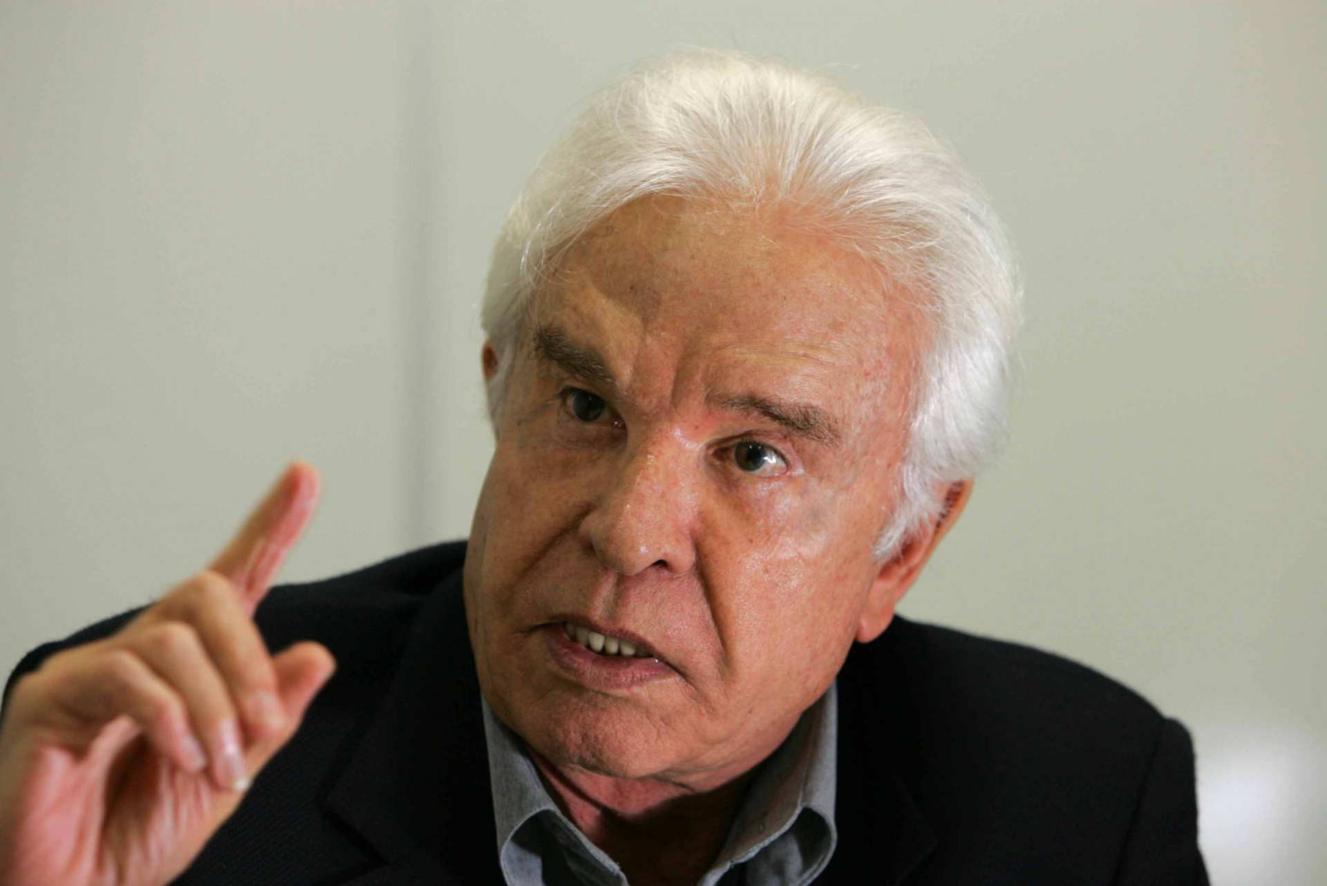 CID18 SAO PAULO 01/08/2006 15H  VARIEDADES CID MOREIRA Cid Moreira ex apresentador da Tv Globo . FOTO J.F.DIORIO/AE - J.F.DIORIO/AE