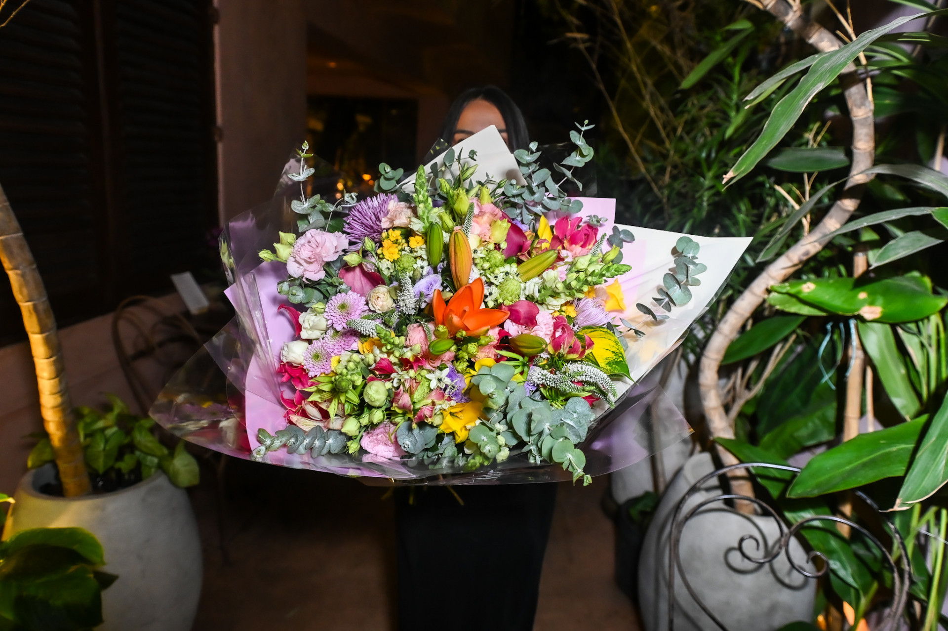 Fábio Jr., pai de Cleo, manda buquê de flores para a filha em jantar de aniversário - Marcelo Barretto / Agnews