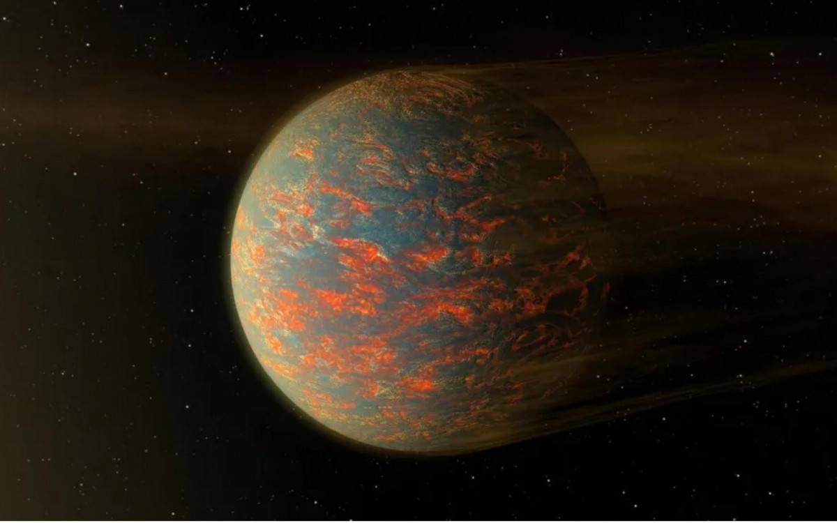 O planeta 55 Cancri é rochoso e tem cerca de oito vezes o tamanho da Terra, o que o torna um tipo de exoplaneta conhecido como Super Terra. Apelidado de Planeta do Inferno, 55 Cancri é completamente coberto por mares de lava fluindo, e pode até chover lava lá também. Está localizado a 41 anos-luz da Terra e não há menor chance de ter vida por lá