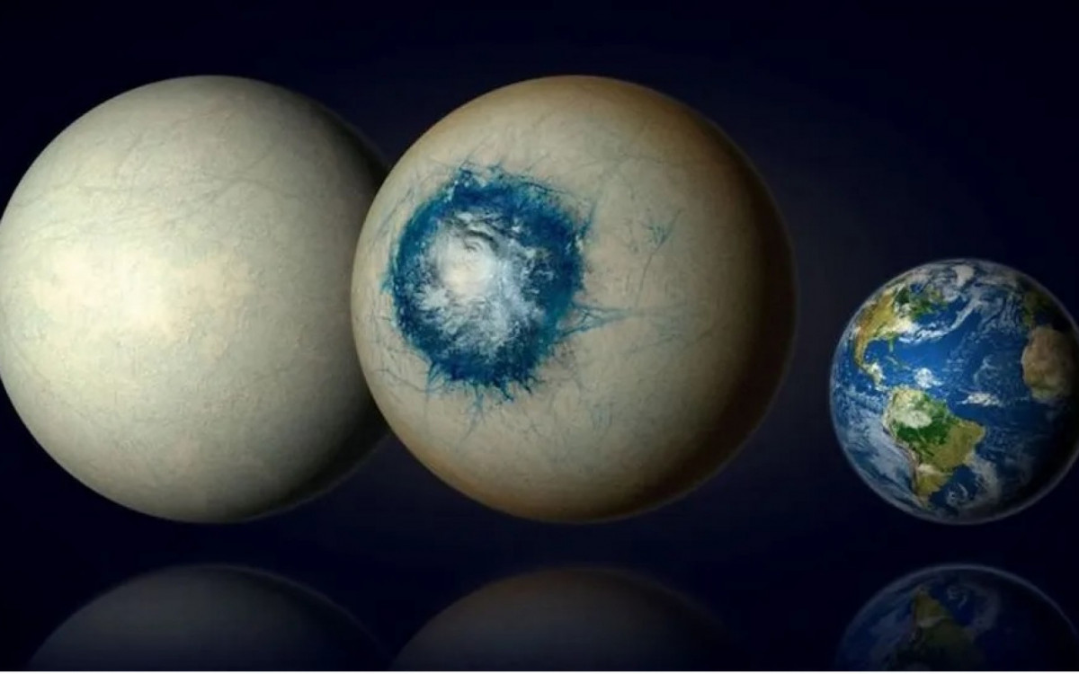 A apenas 50 anos-luz da Terra, o LHS 1140 b é conhecido pelo apelido Planeta do Globo Ocular e pode ser um candidato para vida alienígena graças à sua superfície única. O planeta pode estar coberto de gelo, exceto por uma parte de sua superfície que aponta permanentemente para sua estrela. Neste ponto, o calor derrete a grossa camada de gelo e cria um oceano propício à criação de vida