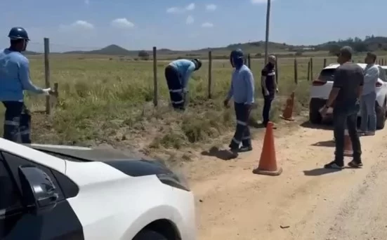 Homem é preso por ligação clandestina de água em fazenda de Araruama