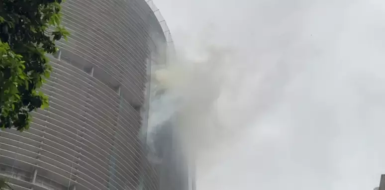 Copan foi atingido por um incêndio na tarde de quinta-feira  - Reprodução/Redes Sociais 