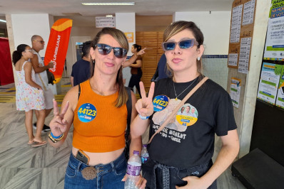 Eleitores celebram clima amistoso para exibir preferência por candidatos: ‘Tive medo na última eleição’