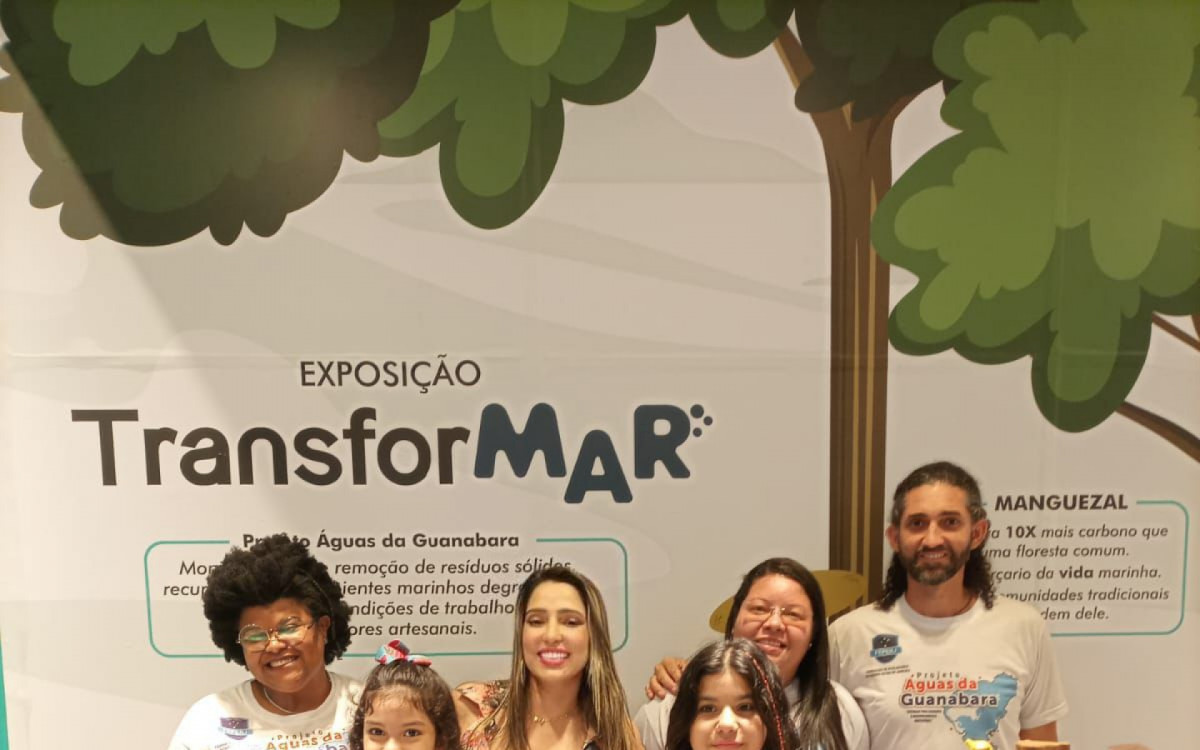 Exposição chega ao Caxias Shopping e destaca recuperação ambiental na Baía de Guanabara - Divulgação