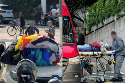 Homem morre após colisão de parapentes no ar em SP