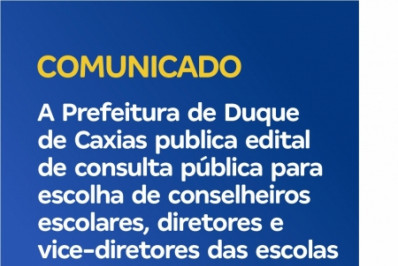 Prefeitura de Caxias publica edital para escolha da comunidade escolar