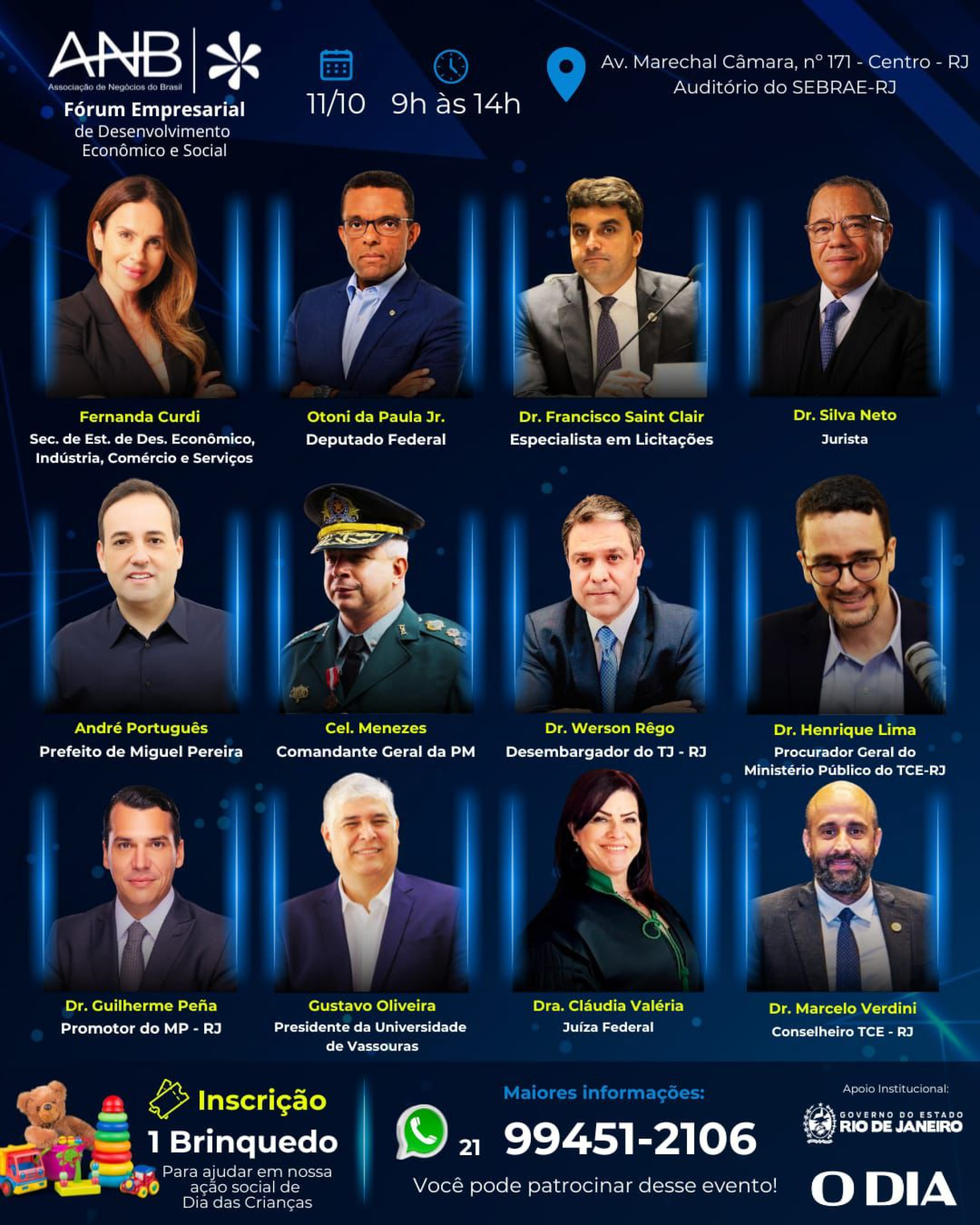 Como parte da a&ccedil;&atilde;o social da institui&ccedil;&atilde;o em comemora&ccedil;&atilde;o ao Dia das Crian&ccedil;as, a ANB solicita o a doa&ccedil;&atilde;o de um brinquedo como ingresso para o evento - Divulga&ccedil;&atilde;o