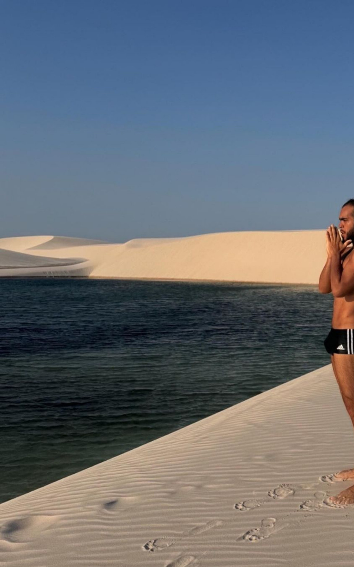 Francisco Gil curte viagem aos Lençóis Maranhenses - Reprodução/Instagram