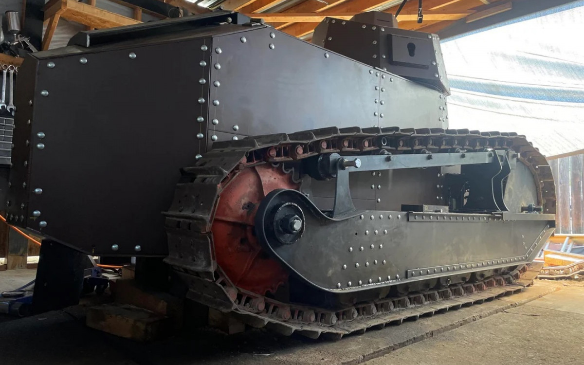 Tanque pesa mais de 5 toneladas