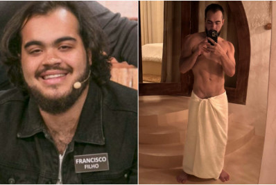 Filho de Preta Gil impressiona ao surgir em fotos sem camisa mais magro e musculoso